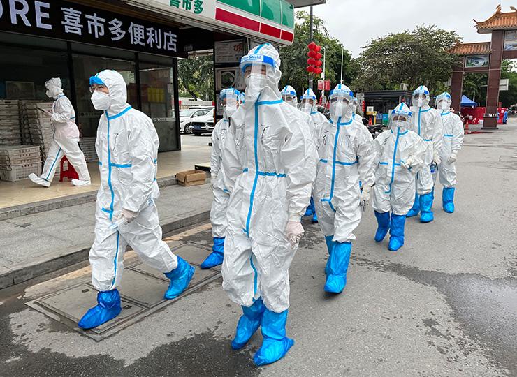 集团党员助力广州疫情封控区