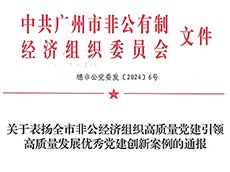 集团党支部荣获广州市优良党